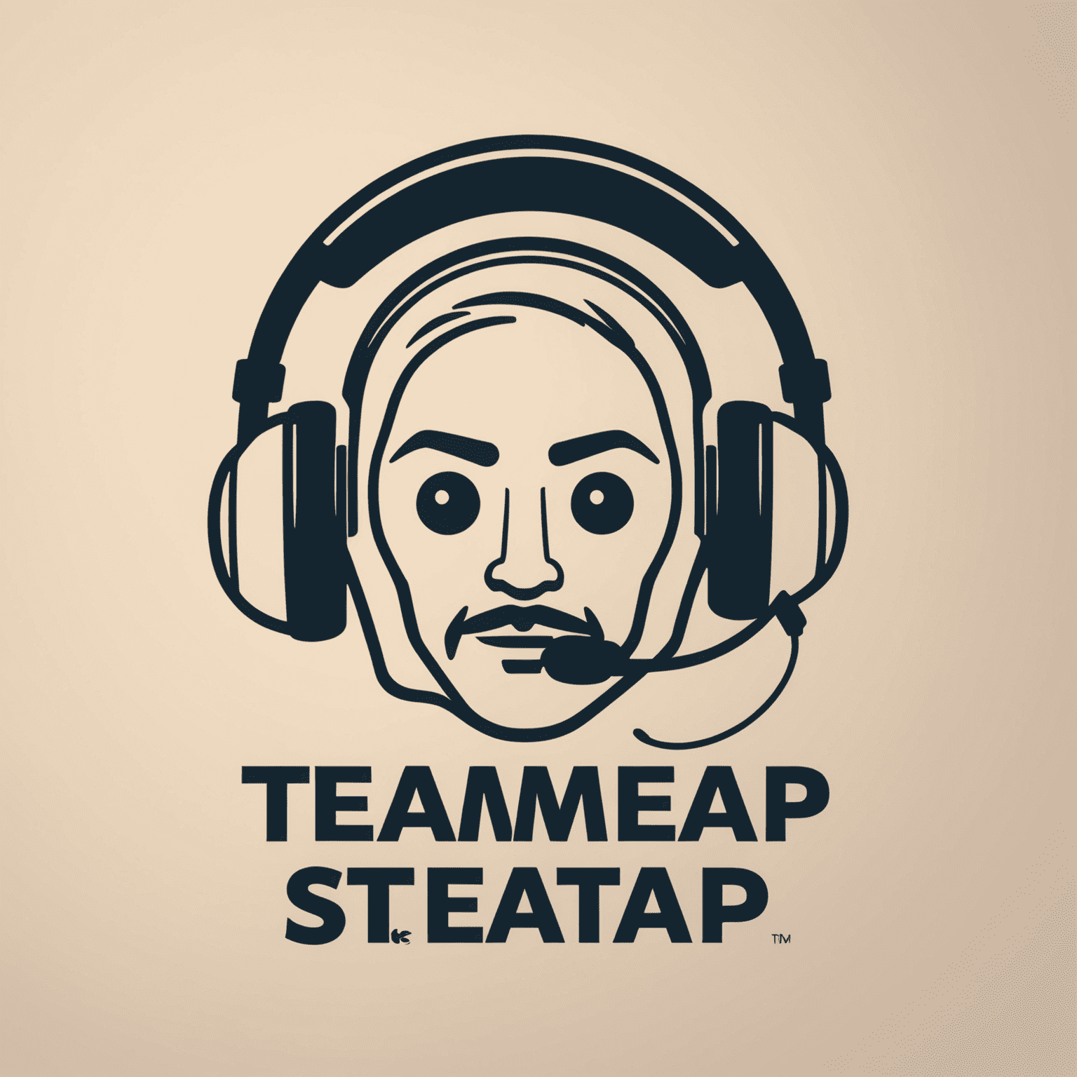 TeamSteap logo featuring a stylized headset icon with the text 'TeamSteap' in a modern font