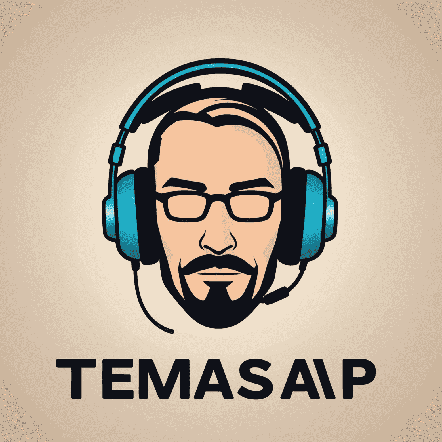 TeamSteap logo featuring a stylized headset icon with the text 'TeamSteap' in a modern font