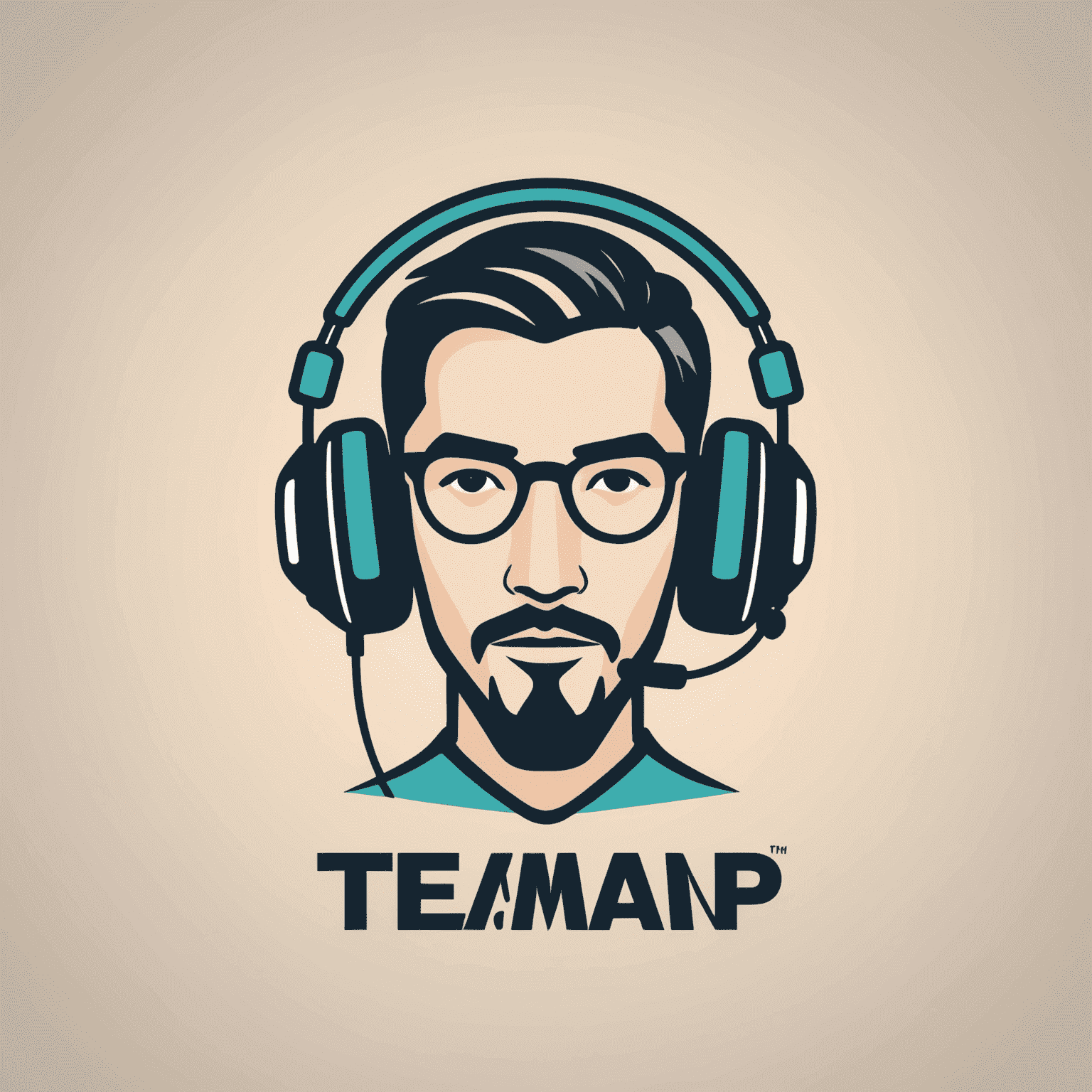 TeamSteap logo featuring a stylized headset icon with the text 'TeamSteap' in a modern font