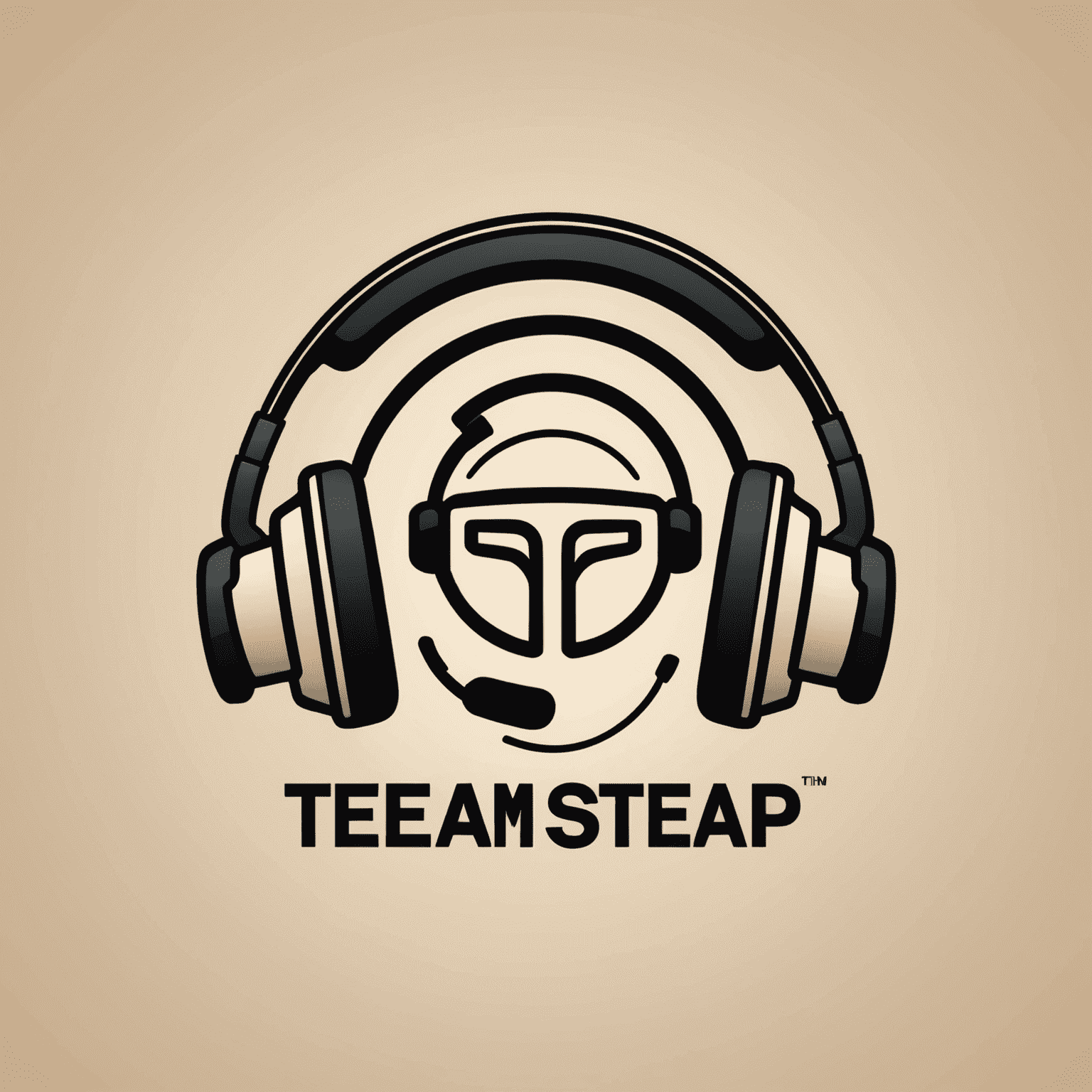 TeamSteap logo featuring a stylized headset icon with the text 'TeamSteap' in a modern font